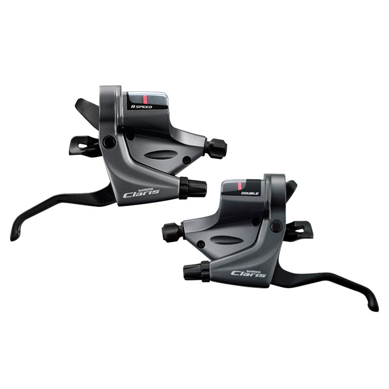 Palanca de cambio y freno SHIMANO Claris ST-RS200-L/RS200-R de 2x8 Velocidades